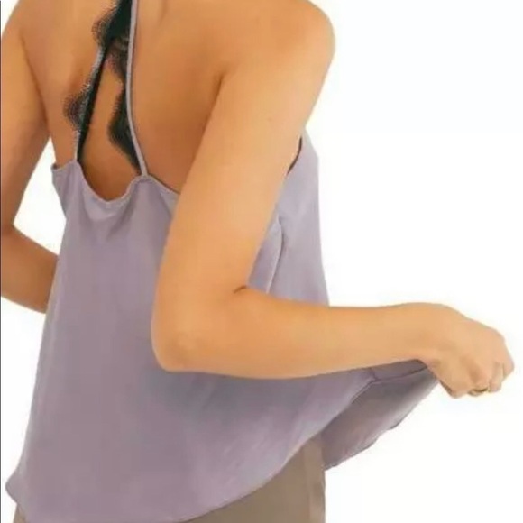 FREE People Women’s Starlight Cami Silver Mauve Extra Small - Picture 3 of 5